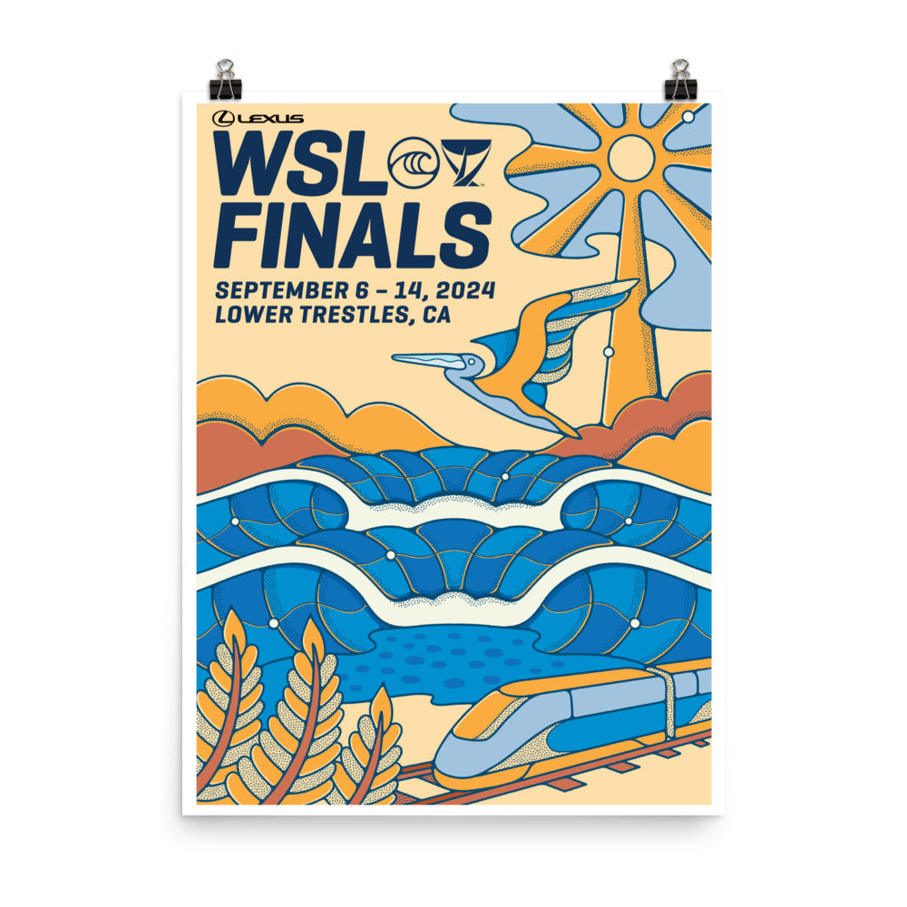 2024 Lexus WSL Finals Poster – World Surf League