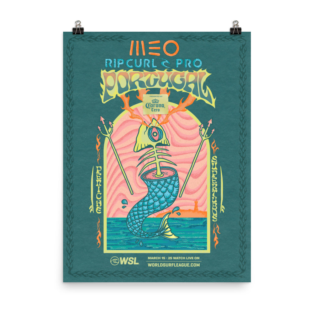 2025 MEO Rip Curl Pro Portugal Official Poster – World Surf League