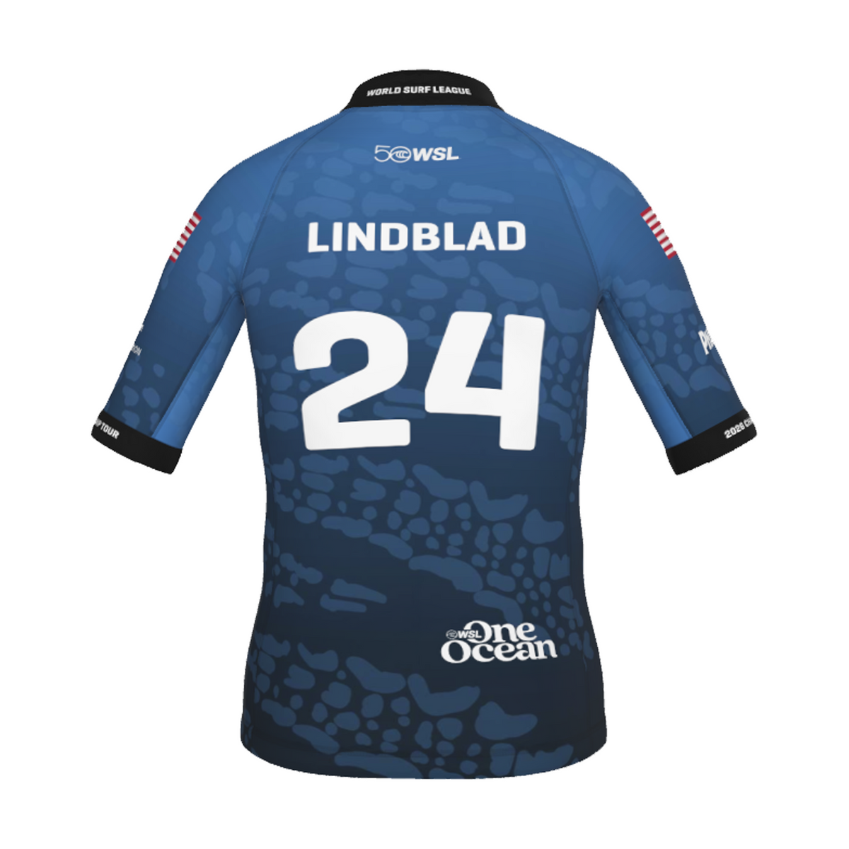 Sawyer Lindblad Official Comp Jersey - 2026 Philippines Pro - Youth - Blue Back