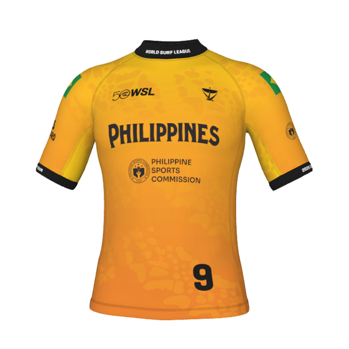 Yago Dora Official Comp Jersey - 2026 Philippines Pro - Yellow Front