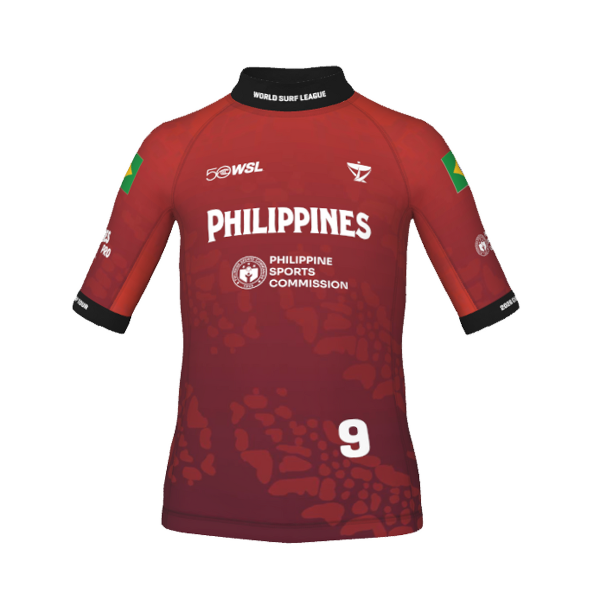 Yago Dora Official Comp Jersey - 2026 Philippines Pro - Youth - Red Front