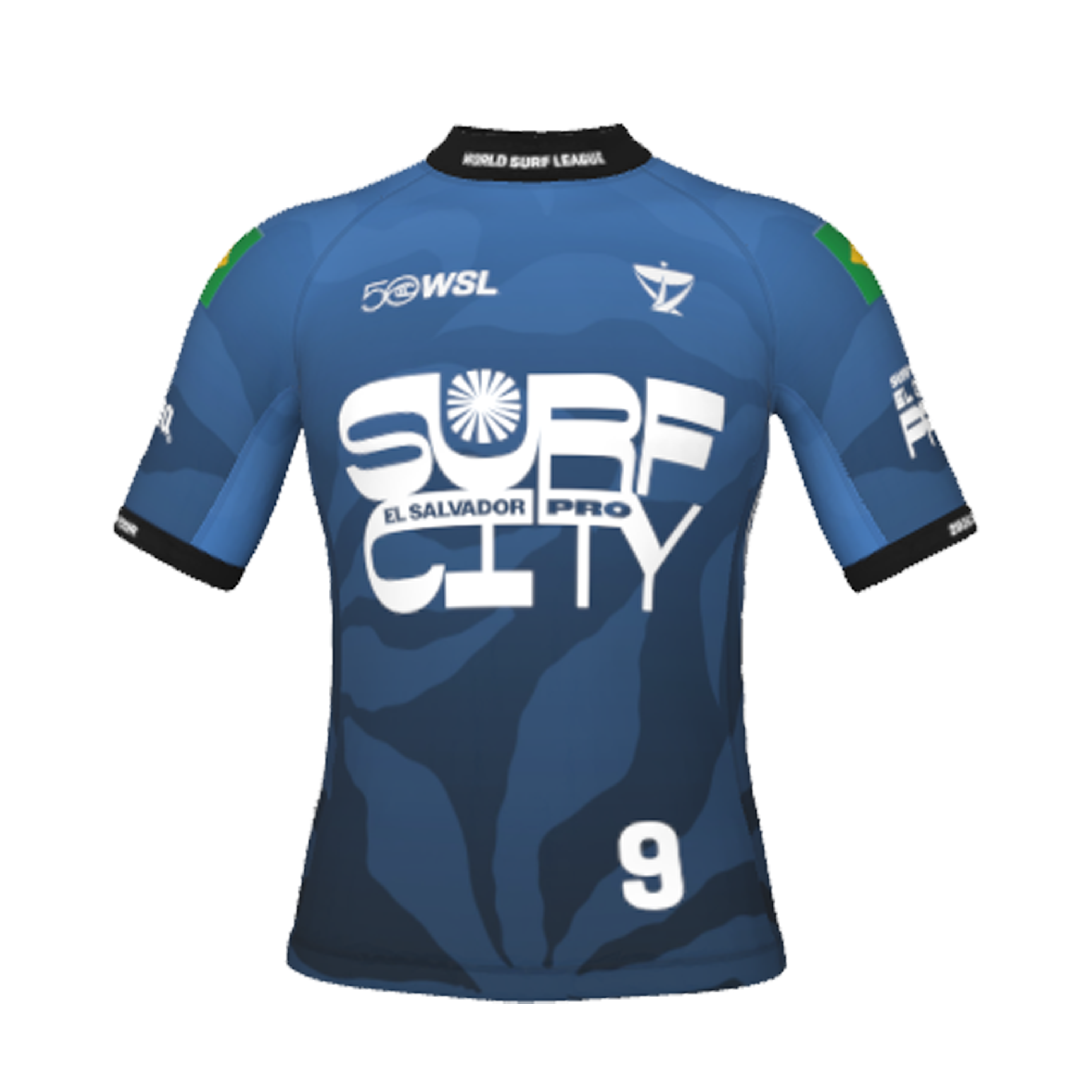 Yago Dora Official Jersey 2026 El Salvador Pro - Front View - Blue