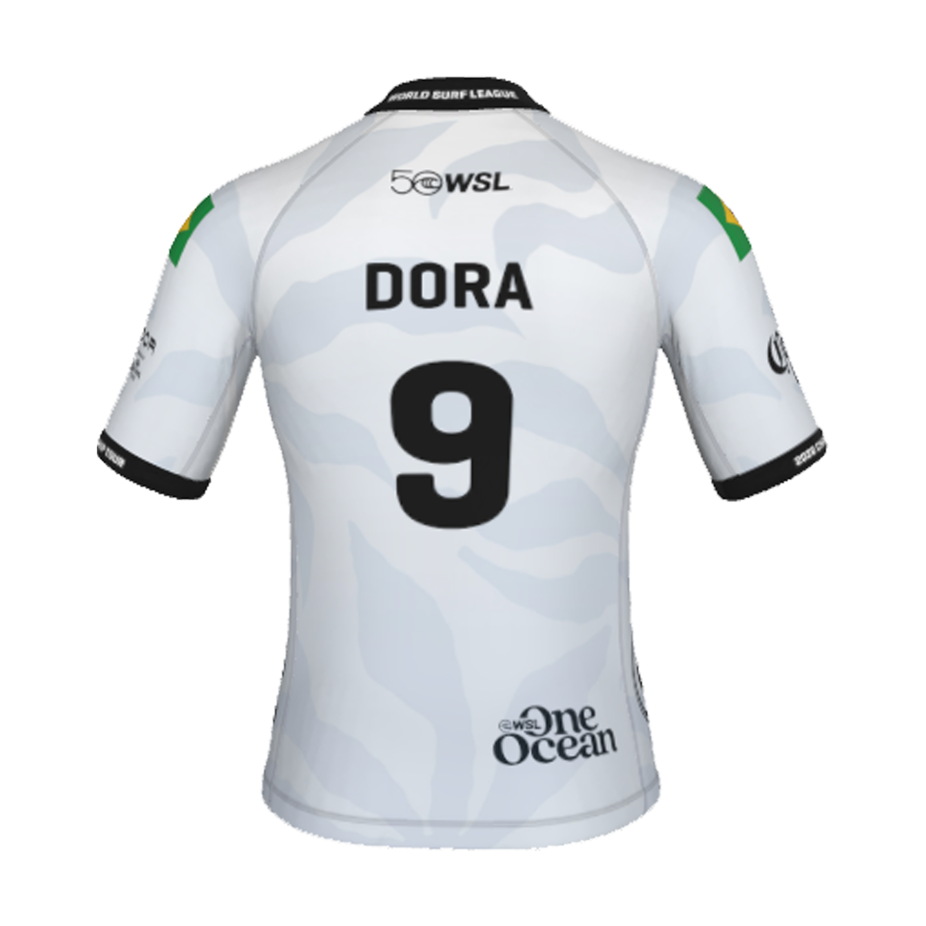 Yago Dora Official Jersey 2026 El Salvador Pro - Back View - White