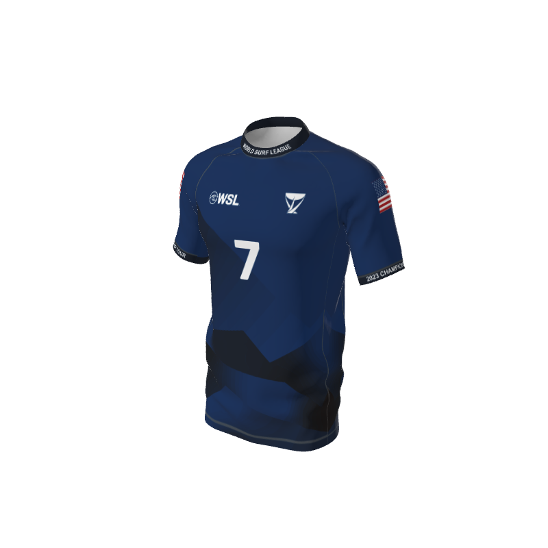 WSL Custom Jerseys Blue Mens Supporter Jersey. (x 1)