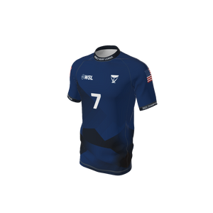 WSL Custom Jerseys Blue Mens Supporter Jersey. (x 1)