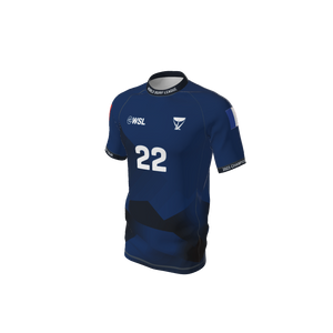 WSL Custom Jerseys Blue Mens Supporter Jersey. (x 1)