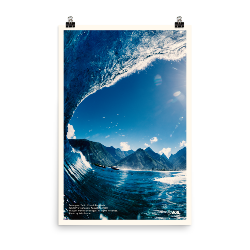 2023 ラインナップ ポスター: タヒチ、テアウポオ – World Surf League 2023 ラインナップ ポスター: タヒチ、テアウポオ – World Surf League