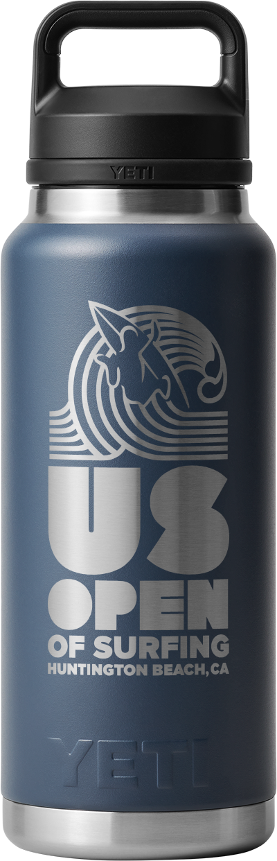 US Open of Surfing YETI Rambler 36 oz Chug Bottle